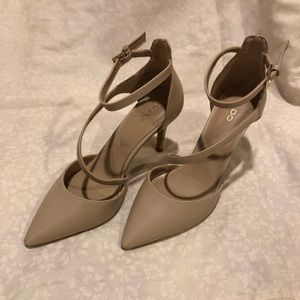 Aldo Vetrano Bone Multi Nude Color Heels